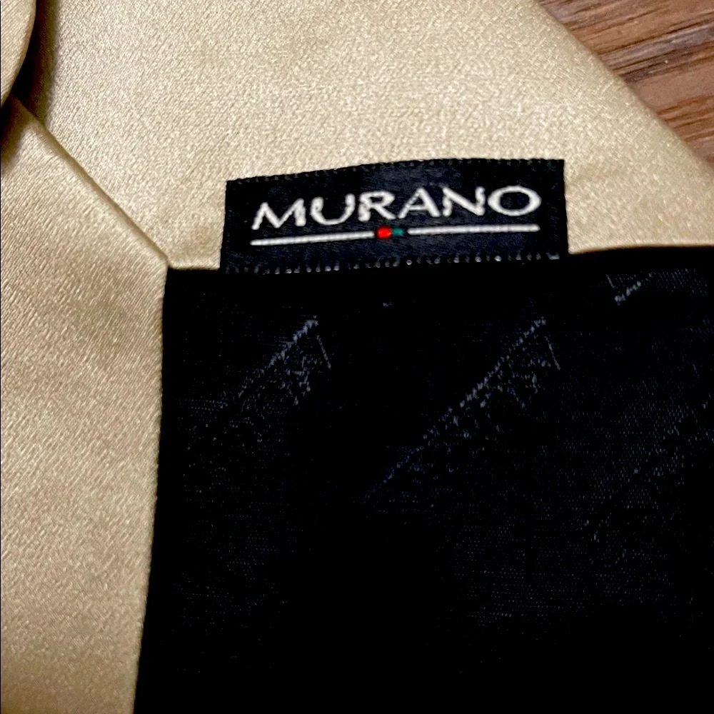 Murano Cream Silk Tie